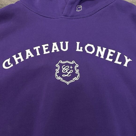 Chateau Lonely Ghost X Dr Pepper Sweatshirt Size L Purple Hoodie Limited Edition - Picture 9 of 11